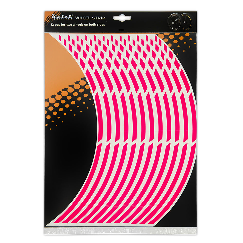 KEITI NON-REFLECTIVE WHEEL 3 STRIPE WS810FPK [FLUO