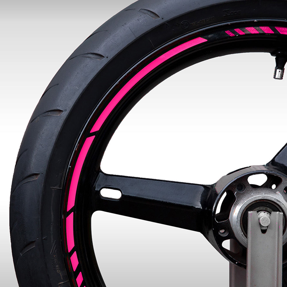 KEITI NON-REFLECTIVE WHEEL 3 STRIPE WS810FPK [FLUO