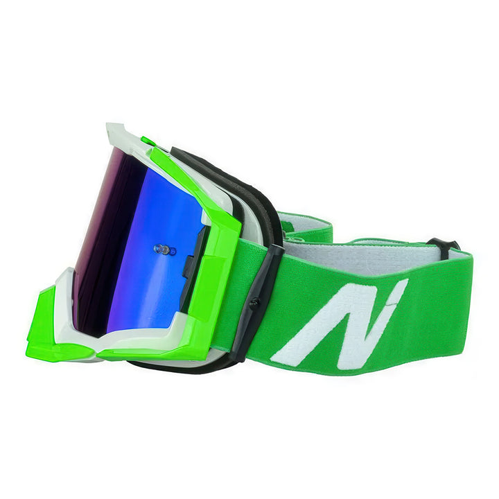NITRO NV-150 GOGGLES [WHITE GREEN GREEN LENS] 2