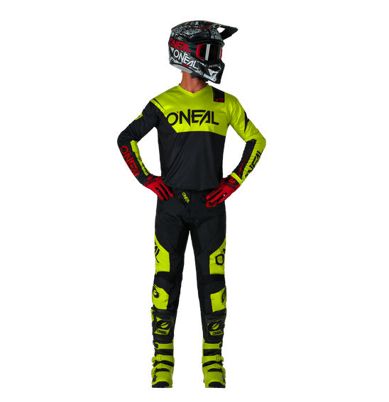 O'Neal ELEMENT Racewear Pant - Black/Neon Yellow