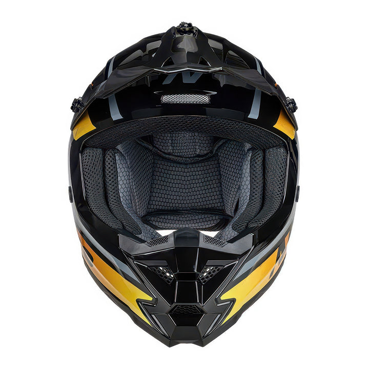NITRO MX710 YOUTH [ONYX BLACK RED YELLOW] 3
